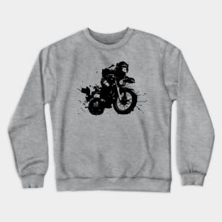 Monkey on the motorbike Crewneck Sweatshirt